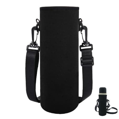 Water Bottle Sleeve Bag Neoprene Pouch for Outdoor Hiking Travel 750ml