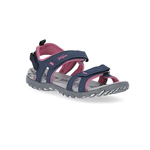 Trespass Womens Walking Sandals Serac Navy Dusty Rose in Size - 39
