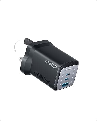 Anker 67W USB C Charger, 3-Port PPS Fast Charger, Compact and Foldable GaN Charger for iPhone 17/16/15 Series, MacBook Pro/Air, iPad Pro, Galaxy S24, Note20, Pixel, Apple Watch and More