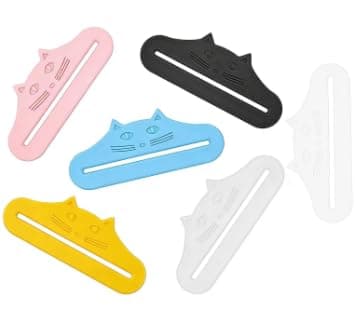 6-Pack Cat Food Tube Squeezer | Cat Food Pouch Squeezer Set, Wet Foods & Puree Treat Dispenser Effortless & Hygienic Tube press for Easy Dispensing, Efficient Portion Control for Travel and Home