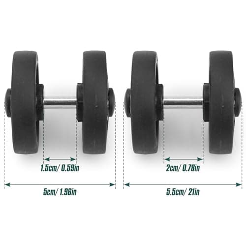 GUGULUZA 4 pcs 50mm Luggage Suitcase Replacement Wheels with Axle — view 3