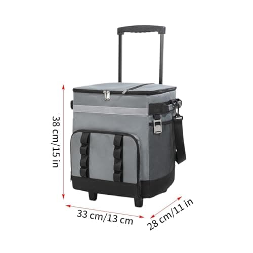 Rolling Cooler Large Insulated Ice Chest — view 6