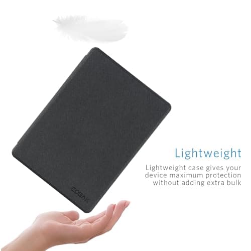 CoBak Case for 7" Kindle Paperwhite 12th Gen 2024 & Colorsoft, Black — view 5