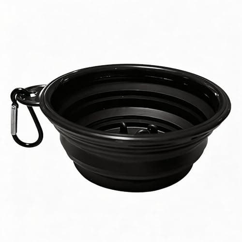 Foldable Silicone Shaving Bowl with Carabiner, Portable Travel Shaving Cup for Wet Shaving & Shave Cream, Men's Grooming Accessory