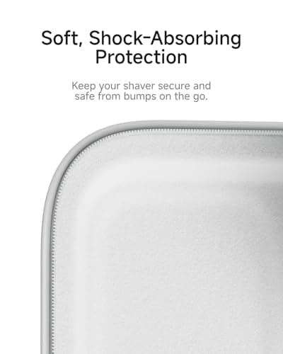 Laifen Electric Shaver Travel Pod, Hard Shell Case, White — view 3