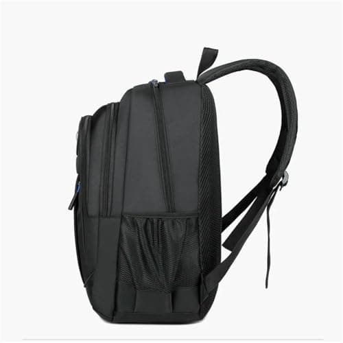 WISEHUBY Men'S Backpack, Oxford Waterproof Backpack, Business Laptop Bag, Casual Travel Backpack, High School Student Backpack-Black — view 6