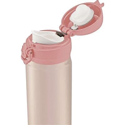 Thermos GTB Super Light Direct Drink Flask, Rose Gold, 470ml, Stainless Steel, Vaccuum insulated,One-handed push button mechanism, 171692 — view 3