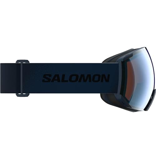Salomon RADIUM ML Goggles, Unisex Anti-Fog Ski Goggles for Trail Running and Mountain Adventures, Dress Blue/LightBlue — view 6