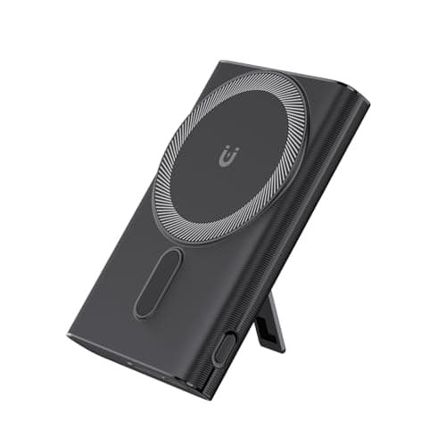 Power Bank, Magnetic Wireless 10000mAh Fast Charging Portable Charger with Stand, 3 Outputs USB C in/Out PD 22.5W Battery Pack for iPhone 12 13 14 15 16 /Plus/Mini/Pro/Pro Max