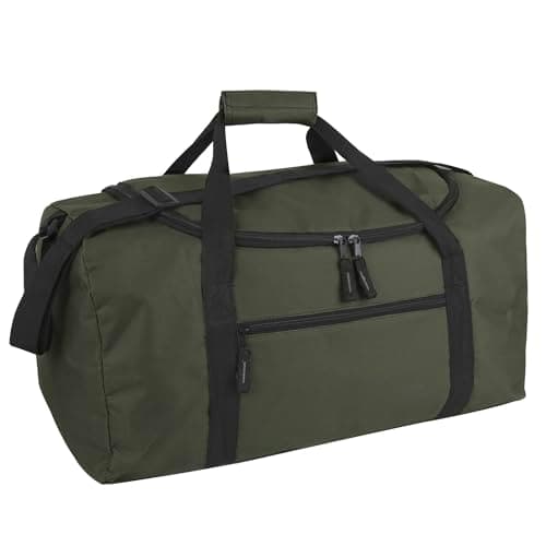 21 Inch, 40 Liter Duffel Bag for Men, Women, Teens – Travel Weekender Overnight Carry-on Shoulder Duffel Tote Bag (Blue)