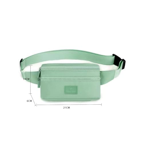 Bumbags Waist Fanny Pack Ladies Fashion Bum Bag with Adjustable Belt for Sport Hiking Girls Women (Green) — view 4