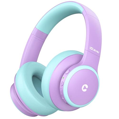 iClever BTH26 Active Noise Cancelling Headphones for Kids Airplane Travel