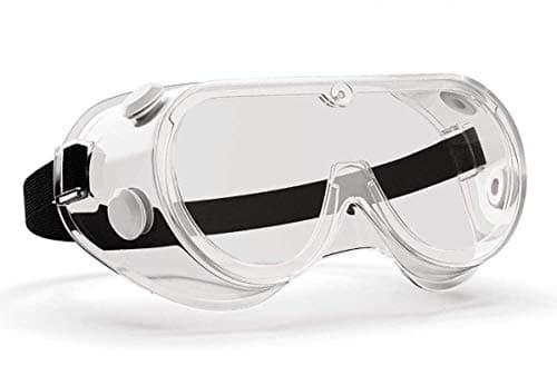Manissa Safety Goggles, Sealed, Anti-Fog (Pack of 10 Pieces)
