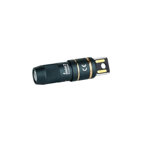 OLIGHT IMINI 2 Keychain Light 50 Lumens EDC Rechargeable Mini Torch, Magnetic Base Lamp with Integrated USB Plug, High Performance Compact LED Flashlight for Daily Carry (Dream Blue)