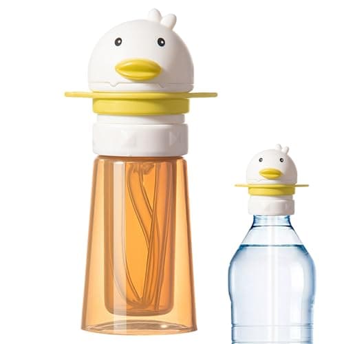 WEITING Water Bottle Lids for Kids - Water Bottle Straw Lid - Duck Top Adapter for Boys Girls Daily Hydration School Hiking Travel Picnics Outdoor Activities