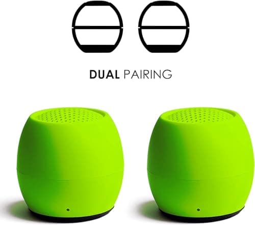 Boompods Zero Mini Portable Bluetooth Speaker - Wireless Speakers, IPX6 Waterproof, 5 Hr Playtime, Small Outdoor Speaker with Microphone & Dual Pairing Option, for Shower, Travel, & iPhone, Pink — view 6