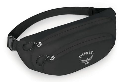 Osprey Ultralight Stuff Travel Accessories, Waist Pack, 2L, Black
