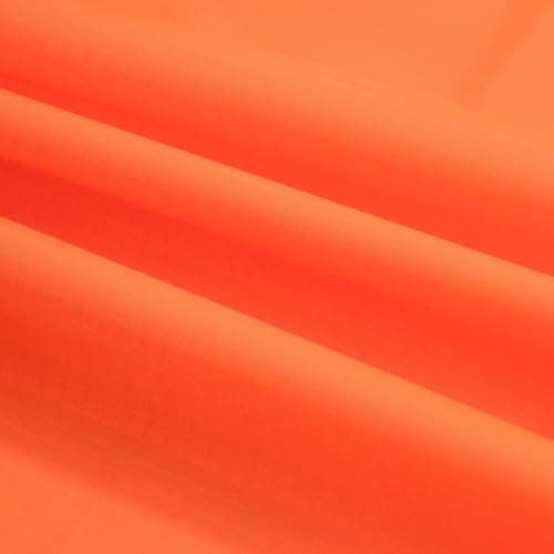 9KM DWLIFE Nylon Ripstop Fabric, Orange 60x196 Inch, 40D Waterproof, Lightweight, Windproof, Bulk Fabric for Kite, Tent, Flag, Bag, Tarp Cover, Outdoor DIY Project