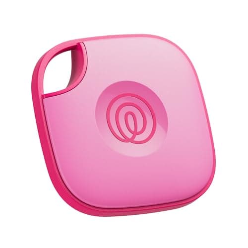 Life360 Tile - Bluetooth Tracker, Keys Finder and Item Locator for Keys, Bags and More. Phone Finder. Both iOS and Android Compatible. 1-Pack (Pink Punch)