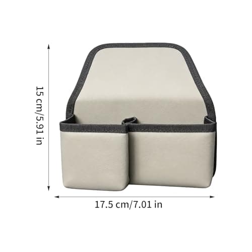 Car Side Storage - Faux Leather 25x12x8cm | Car Sïdē Doøř Organizer with Cup Holder, Key Compartment, Phone Pocket | Vehicle Sedan SUV RV Travel Commuting — view 5