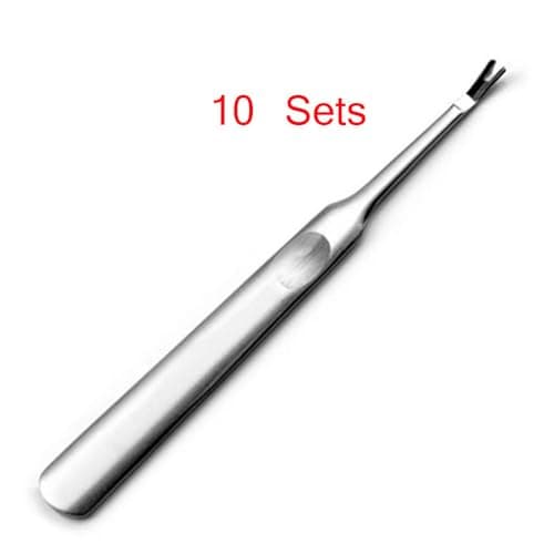 Zambuph Nail Cuticle Pusher Stainless Steel Manicure Remover Travel Trimmer Reusable Fingernail Pedicure Removing Scraper — view 5