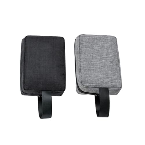 Healeved 2pcs Digital Accessories Storage Bag Zipper Pouch for Travel Practical and Modern Sundries Organizing Bag for Cable Organiser and Everyday Use