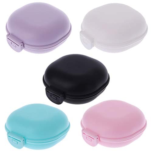 GuoQiao Bathroom Dish Plate for Case Home Shower Travel Hiking Holder Container Soap Box Purple — view 4