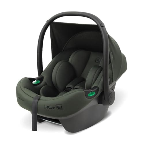 My Babiie MBCS02 i-Size Baby Car Seat - 40-87cm (Birth to 15 Months Approx.), R129, Group 0+, Lightweight Infant Carrier, Large Canopy, Newborn Insert, Adjustable Headrest - Forest Green — view 6