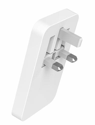 Galvanox USB Type C Flat Charger Wall Block, (2-Pack) Slim Multi Port UK Power Adapter for iPhone 17/16/15/14/Pro Max and Samsung Galaxy Phones, 20W Dual Port Fast Charging Outlet Plug — view 6