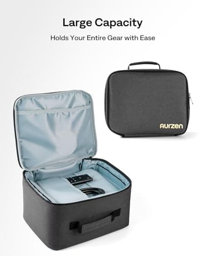 Aurzen Projector Carrying Case for EAZZE D1/D1G/D1R, 3-Layer Protection — view 3