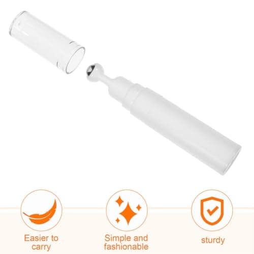 Eye Cream Applicator White Refillable Roller Bottle 15ml Acrylic — view 3