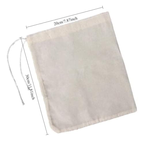 Yeobezn Organic Cotton Muslin Reusable Bag 16PCS Cotton Gauze Kitchen Items Tofu Cheese Filter Cloth Butter Milk Coffee Tools Gadgets Dining Bar Home Garden — view 6