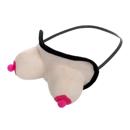 Faxianther Funny Prank 3D Blindfold Eye Mask Bachelorette Party Night Club Bar Crazy Eyemask Halloween Cosplay Honeymoon Couples Game Eyewear Props Costume Accessory Cozy Blackout Sleep Mask Eyeshade — view 2