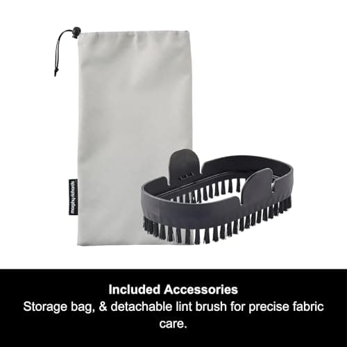 Morphy Richards Vibe Travel Garment Steamer & Storage Bag, No Ironing Board Needed, Travel Iron, Lightweight, Quick Heat-up, Detachable Water Tank, Detachable Lint Brush, Green, 361002 — view 6