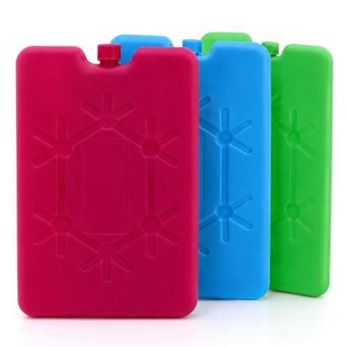 MAR Small Reusable Freezer Blocks 3 Pack Slim Ice Packs Lunch Box Cool Bag