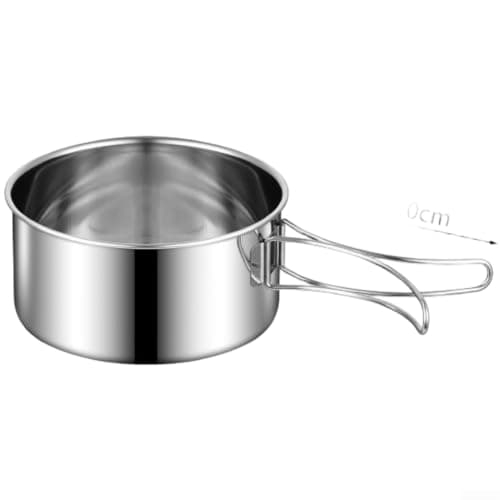 Glewi Hard Anodised Style Steel Mess Kit for Backpacking — view 3