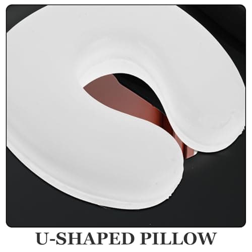 DIYEAH Memory Foam Face down Pillow for Beauty Salon, U-shaped Spa Massage Headrest Cushion 28x28x8cm Breathable Vent Holes, Reusable Professional Massage Table Pad — view 6