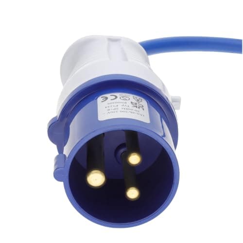 kenable Caravan Site Power Plug 240V 16A to 13A UK Dual Sockets Adapter Cable — view 4