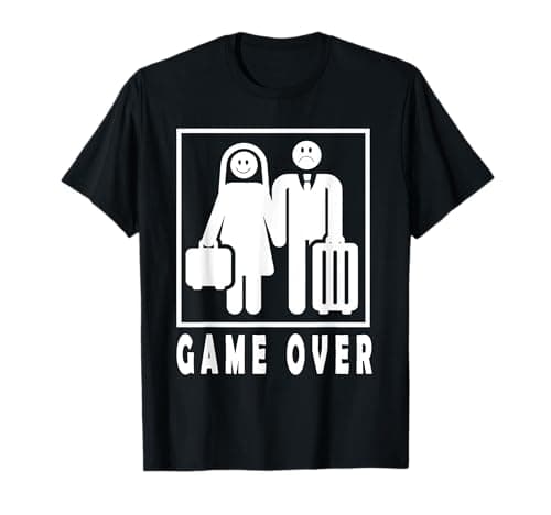 Honeymoon Game Over Vacation, Funny Bachelor's Party travel T-Shirt