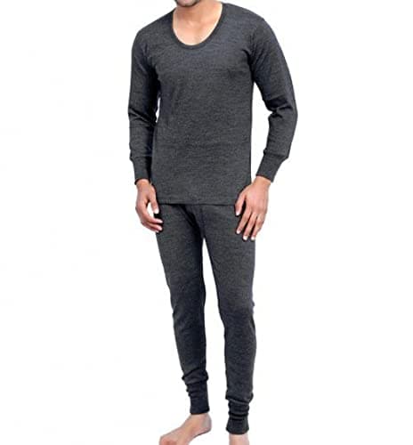 Qomfy Thermal Bottom Underwear Unisex Ultra-Soft Lightweight Long Set with Fleece Lined Base Quick-Dry Function Layer Winter Skiing Warm Bottom -XL