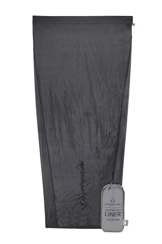 Lifeventure Silk Sleeping Bag Liner | Travel and Camping Sheet, Mummy