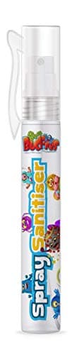 Germ Buddies Hand Sanitizer Spray Pen – 75% Alcohol, Gentle Formula, Kid-Friendly & Portable Antiseptic | Kills 99.9% Germs | Cute Clip-On Perfect for Pockets