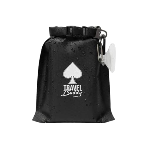 Travel soap bar Bag case - Box Holder, Waterproof - Leakproof with Suction Cup and Carabiner