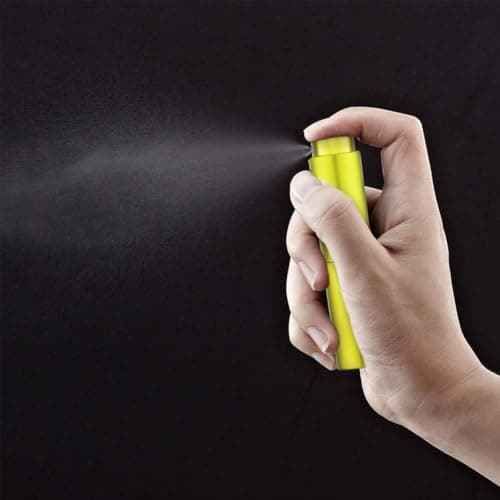 Toureal 8ml Empty Refillable Bag Spray, Perfume Atomizer, Refill Spray Perfume Bottle, Travel Sprayer (Yellow) — view 3