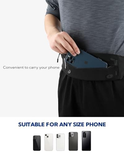 Waterfly Running Belt Bum Bag: Runner Marathon Jogging Men Women — view 3