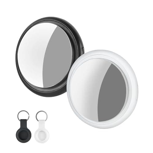 2 Pack Air Tracker Tag, Item Finder Bluetooth Smart Tracker Tags Works with Apple Find My App (iOS Only),Tracker for Keys,Luggage,Bags,Wallets