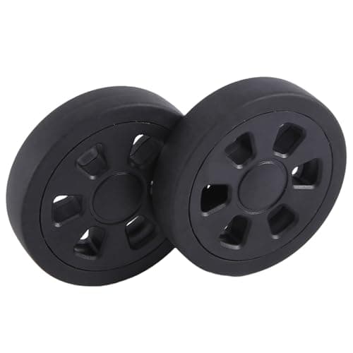 yomoe 55X13mm Set of 2 Luggage Wheel Suitcase Replacement Wheels, Luggage Suitcase PU Swivel Caster Wheel Bearings Repair Kit — view 2