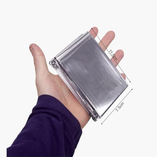 Lomo Emergency Foil Blanket - Silver Space Blanket - 10 Pack — view 3