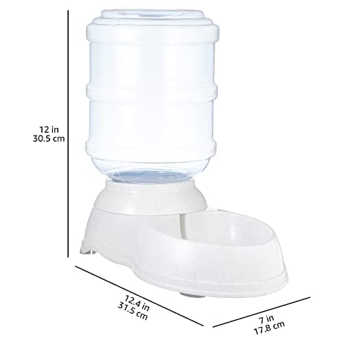 Amazon Basics Dog and Cat Water Feeder, Small, 1 Gallon (3.8 liters), Transparent — view 6