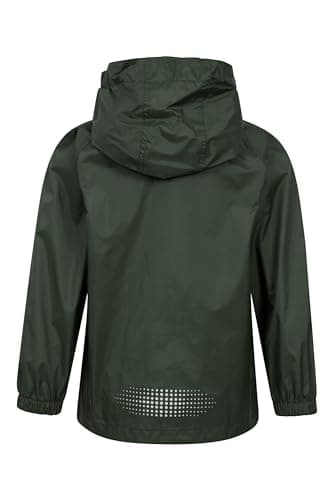 Mountain Warehouse Pakka Kids Waterproof Rain Jacket Khaki 11-12y — view 4